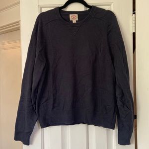 Brooks Brothers Navy Men’s Cotton and Cashmere Blend Sweater